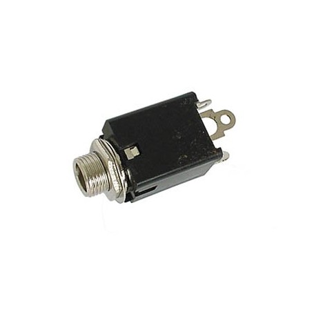 1/4" (6.35mm) Stereo Panel Mount Audio Jack