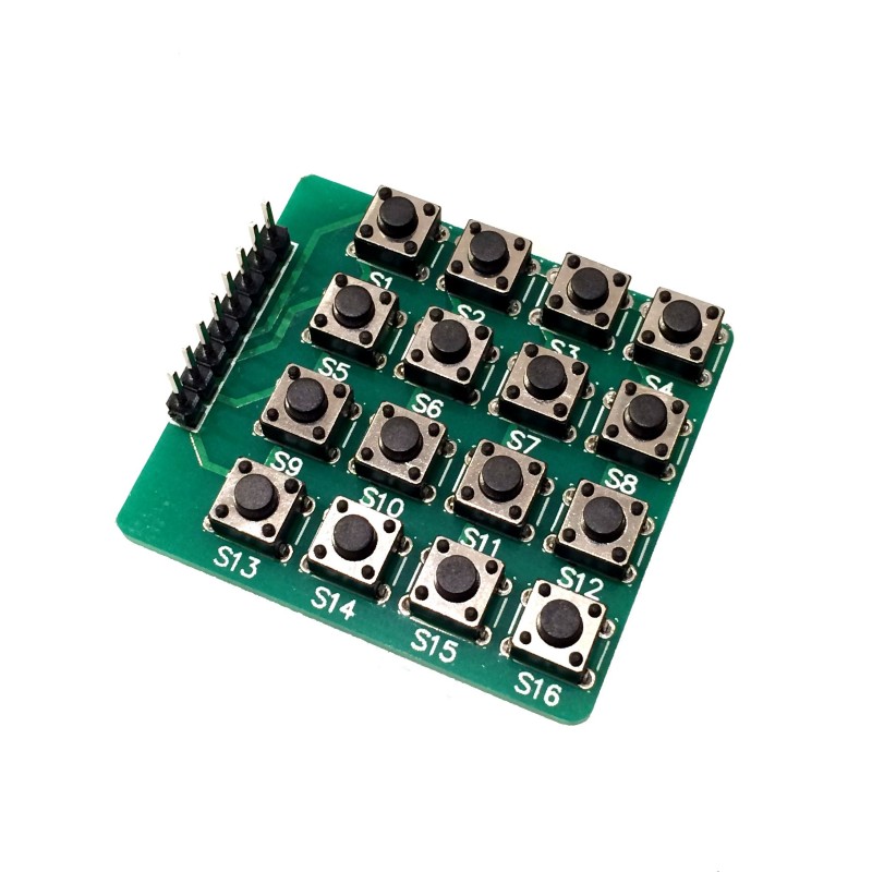 4x4 16 Key Button Matrix Module (Arduino & Raspberry Pi Compatible)