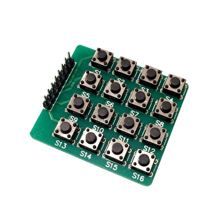 4x4 16 Key Button Matrix Module (Arduino & Raspberry Pi Compatible)