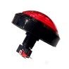 Big Dome Pushbutton - Red Illuminated 100mm