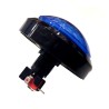 Big Dome Pushbutton - Blue Illuminated 100mm