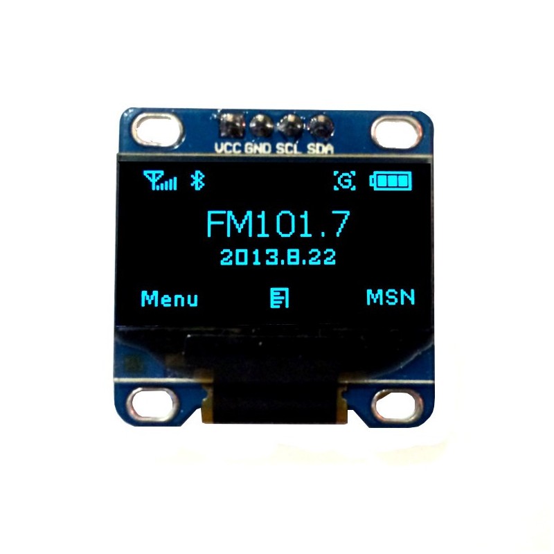 Blue OLED Module (Soldered)