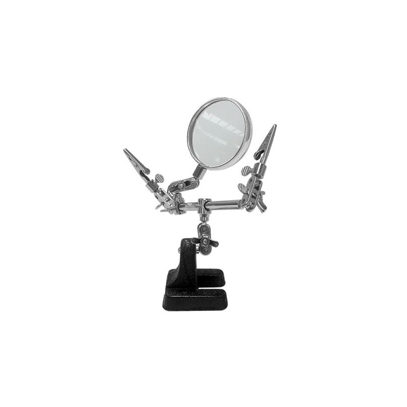 Helping Hand with Magnifying Glass