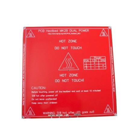 MK2B Heat Bed for 3D Printers