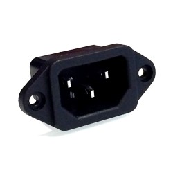 Male Power Connector: IEC 320 C13 / C14