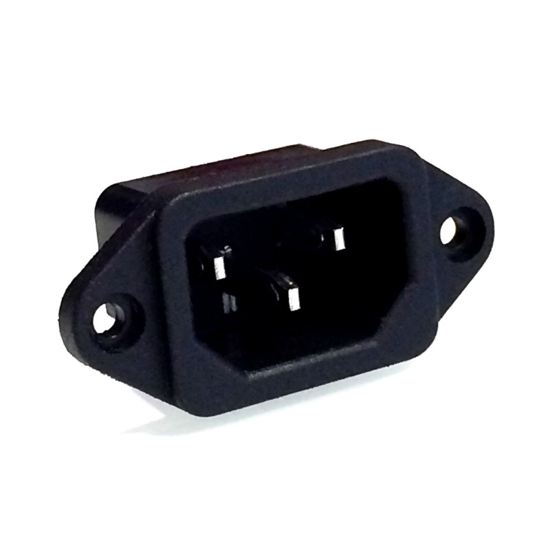 Male Power Connector: IEC 320 C13 / C14