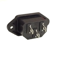 Male Power Connector: IEC 320 C13 / C14