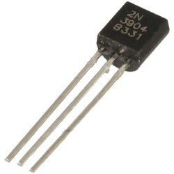 NPN Transistor: 2N3904 40V .2A