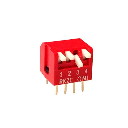 4 Pin DIP Switch Side Levers