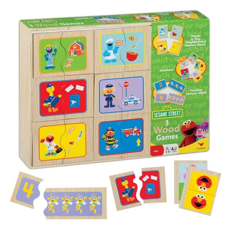 Sesame Street Wooden Box Set