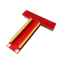 Raspberry Pi 2, A+ & B+ 40 Pin Wedge T Breakout Board