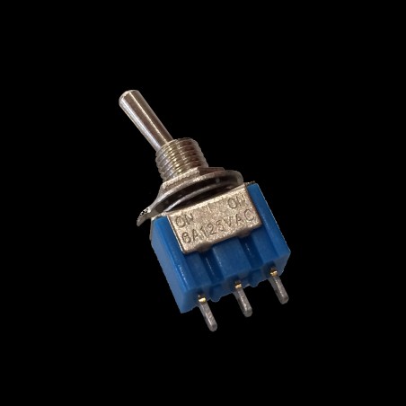 Metal Toggle Switch:  SPDT