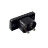 Male Power Connector: IEC 320 C8