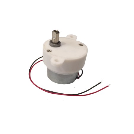 Low Speed DC Motor 12V / 21 RPM with Plastic Mount