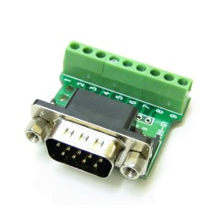 Male DB9 RS232 Serial Breakout