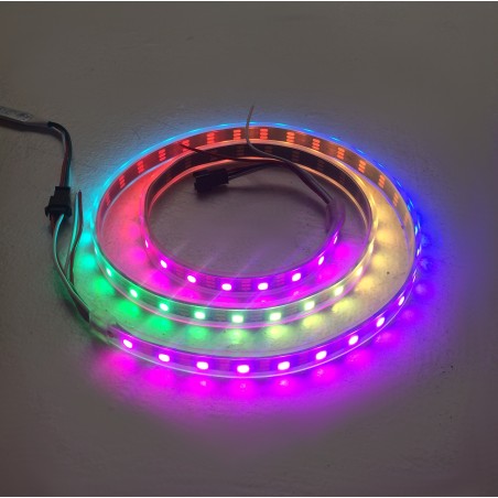 High Density RGB LED Strip - Addressable 1m (NeoPixel Compatible, WS2812, Waterproof)
