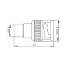 Male BNC to Male RCA Adapter