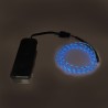 EL Flowing Effect Wire with Inverter - Transparent Blue