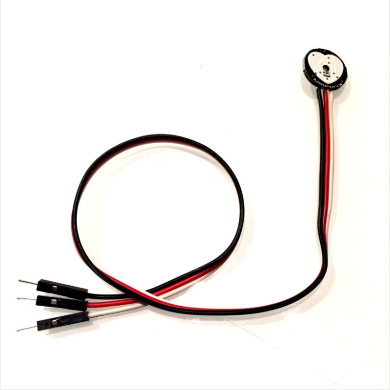 Pulse Sensor for Arduino & Raspberry Pi with Wires