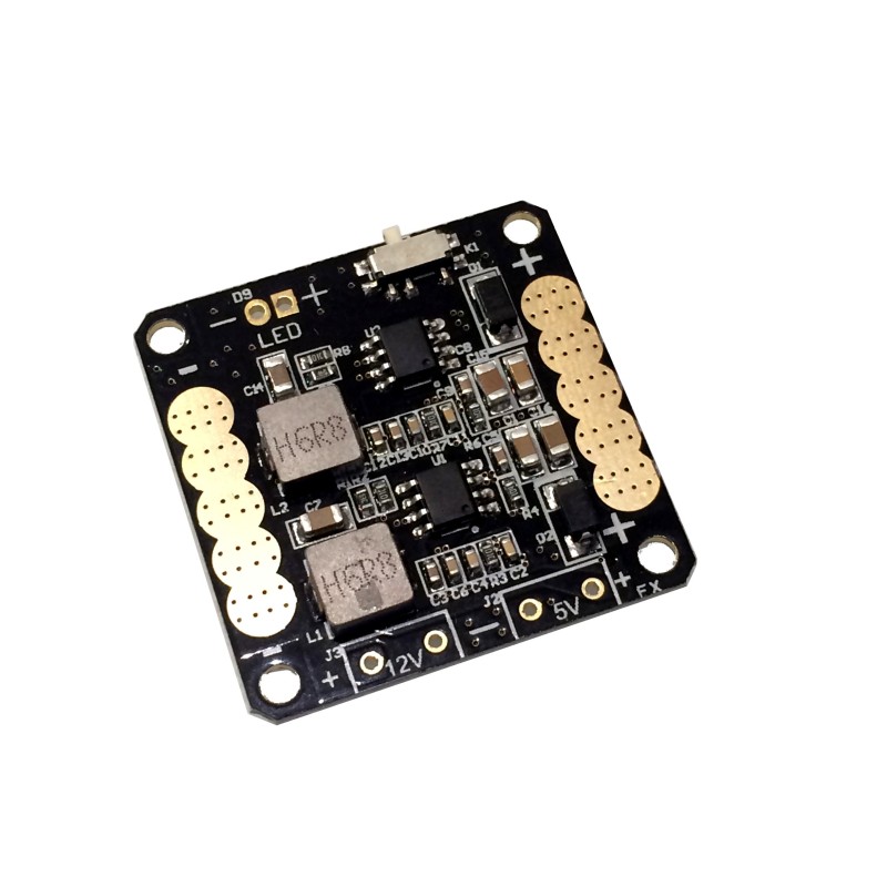 Power Distribution Board for Quadcopter w/ 12V & 5V BEC