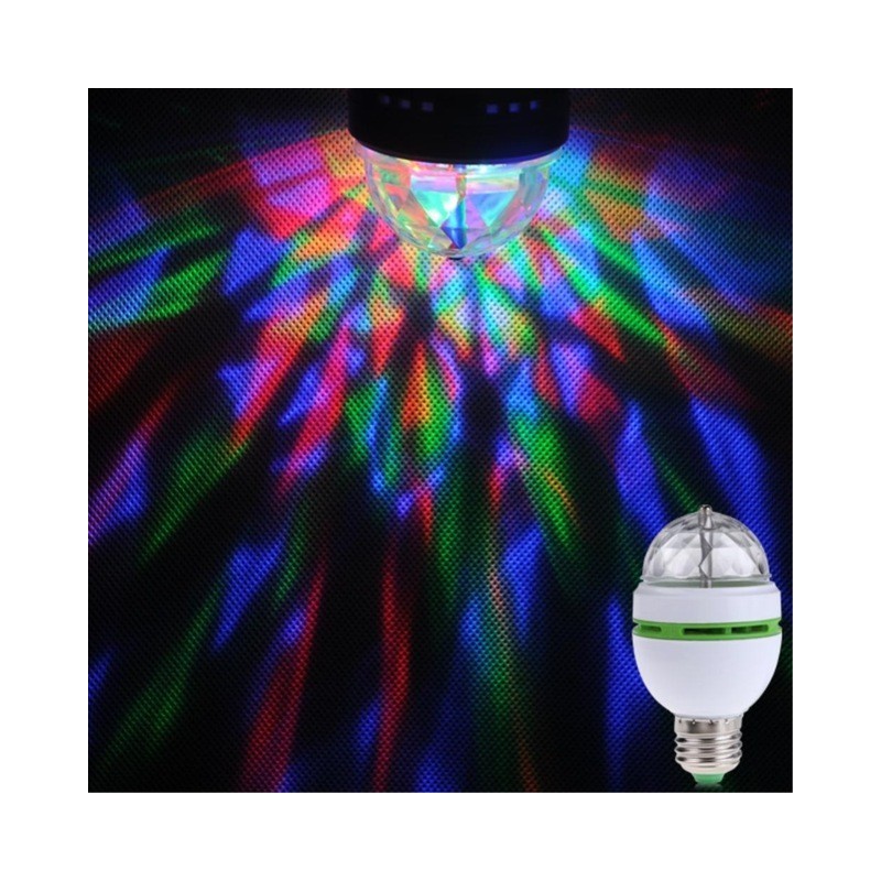 Rotating Disco Light Bulb