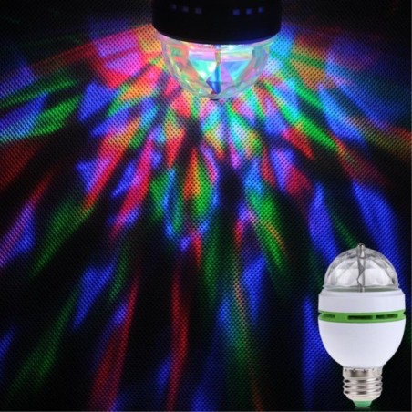 Rotating Disco Light Bulb