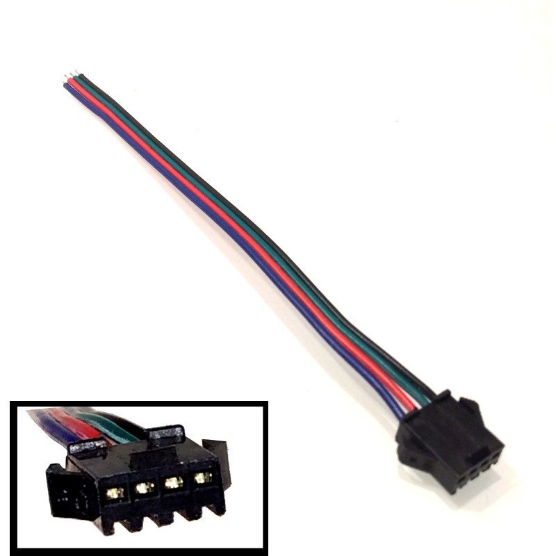 Female 4 pin JST SM Connector