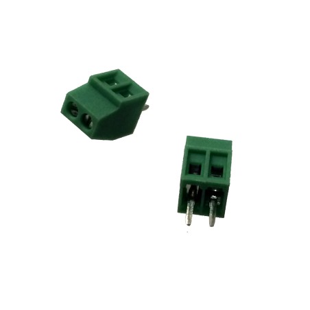 2 Pole Screw Terminal (Breadboard Spacing - 2.54mm)