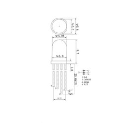 RGB LED - 5mm Common Cathode