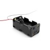 4 AA Battery Holder with Wires: 2x2