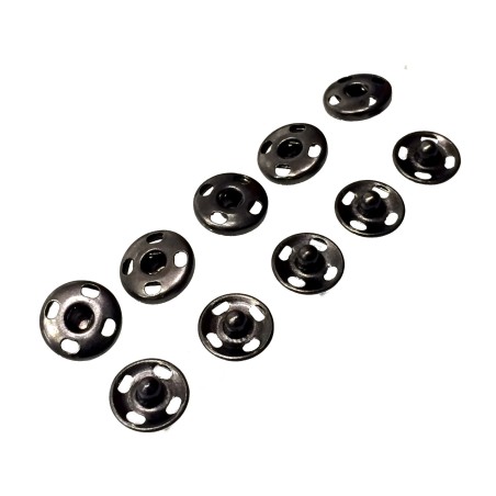 Sewable Metal Snap Buttons 5 pack