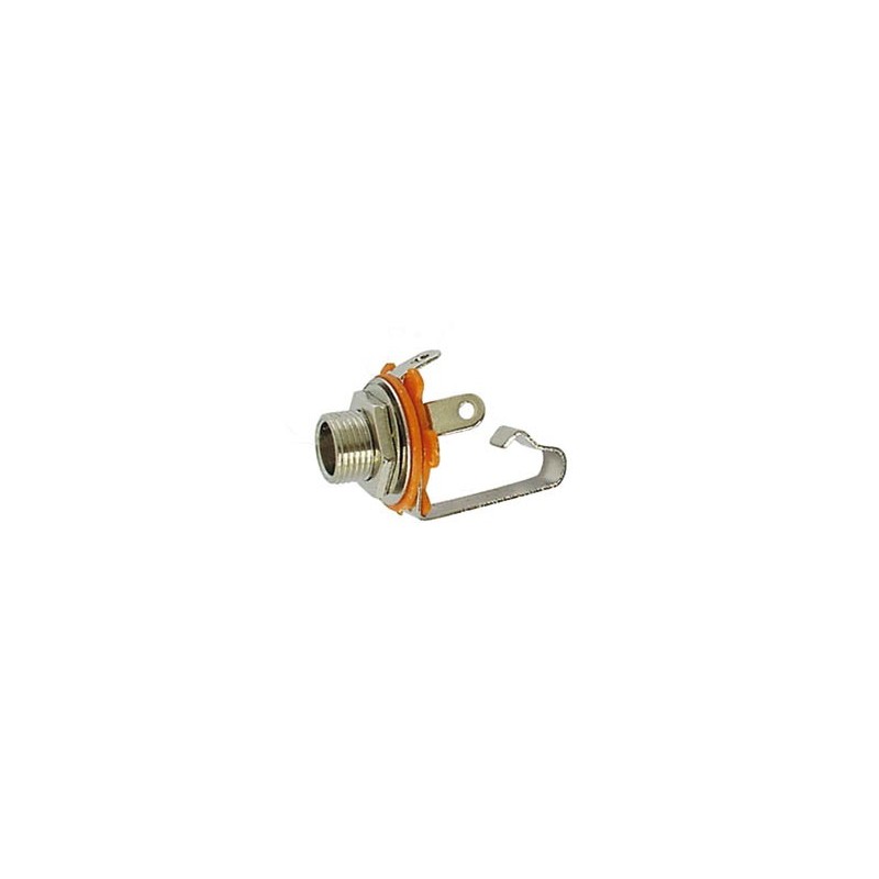 1/4" Panel Mount Mono Audio Jack