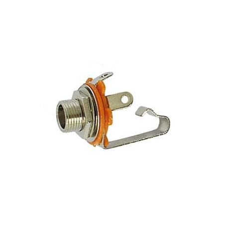 1/4" Panel Mount Mono Audio Jack