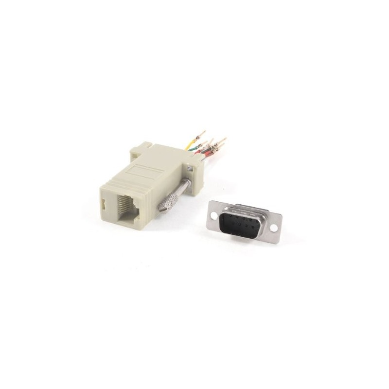 Male DB9 to CAT5 Adapter