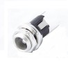 Screw Type Panel Mount DC Jack: 5.5x2.1mm