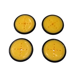 Robot Wheels (4 pack) DC motor compatible 