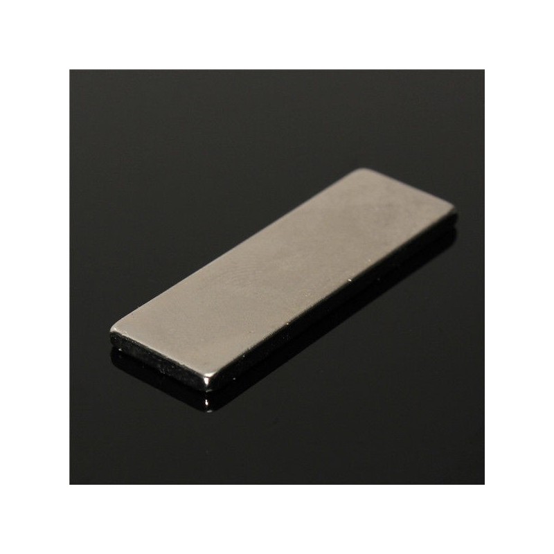 Rectangular Neodymium Rare Earth Super Magnet 30 x 10 x 2 mm