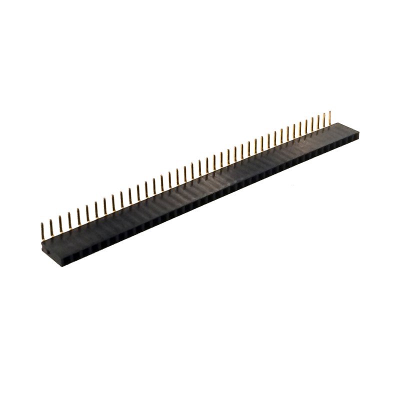 Right Angle Female Header Pins (Row of 40)