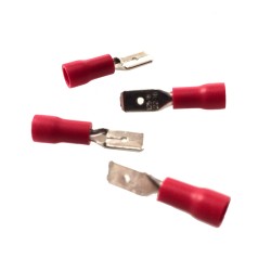 Red Terminal Disconnect- Male (4pk)