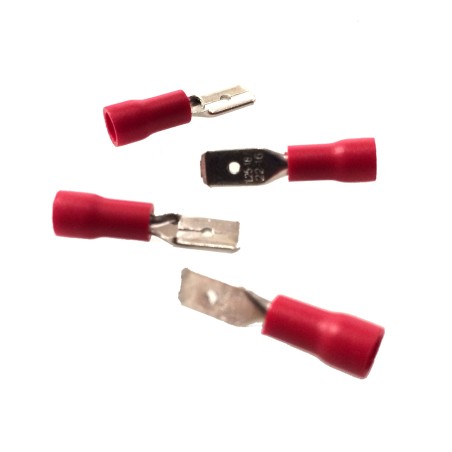 Red Terminal Disconnect- Male (4pk)