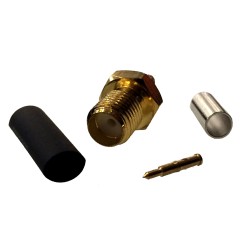 Female Reverse Polarity SMA Crimp Connector 