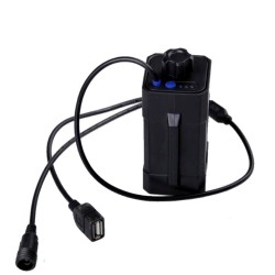 4 x 18650 Battery Holder - Waterproof with USB & DC Ports