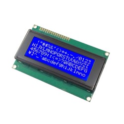 20x4 LCD Module (White Text / Blue Backlight)