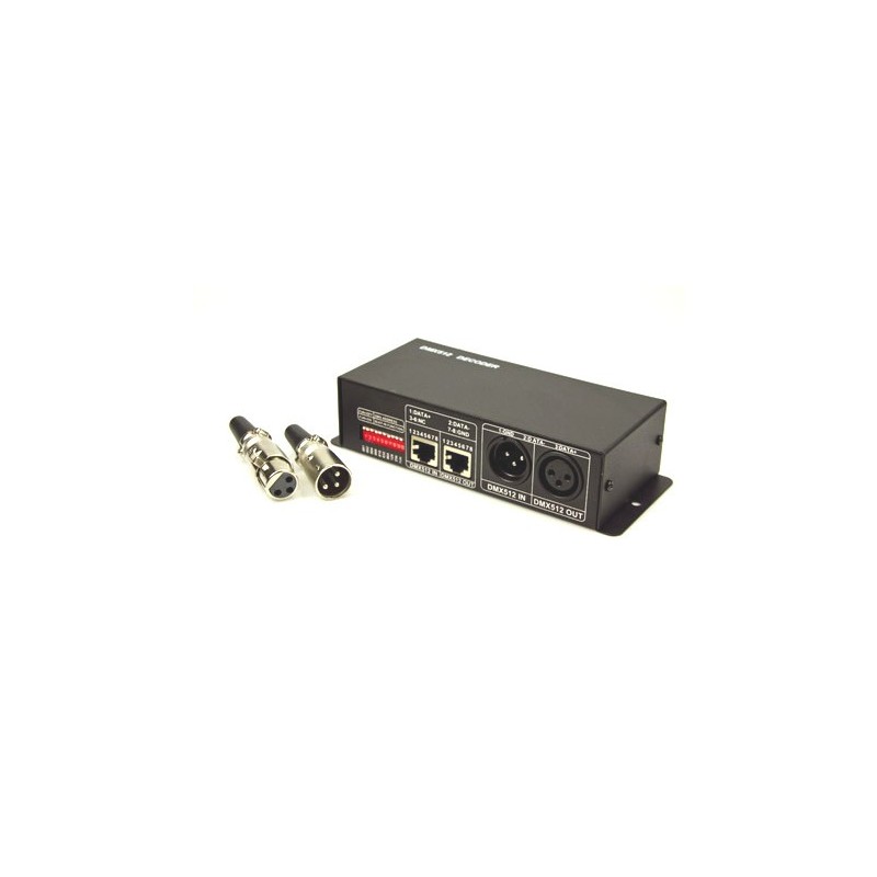 DMX 512 Decoder / Controller for RGB LED Strips
