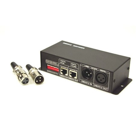 DMX 512 Decoder / Controller for RGB LED Strips