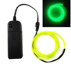 Neon Green EL (Electroluminescent) Wire with Inverter - 3m