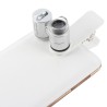 Cell Phone Microscope Adapter: 60x Magnification with Dual LED and UV Lamps