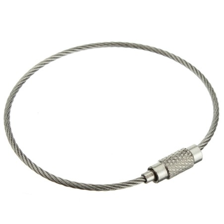 Stainless Steel Cable Loop Key Ring