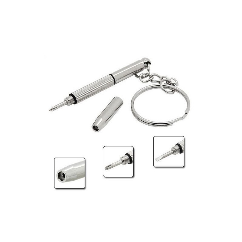 3 in 1 Precision Screwdriver Keychain