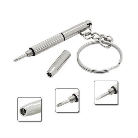 3 in 1 Precision Screwdriver Keychain